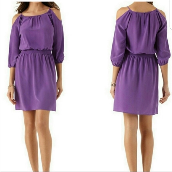 White House Black Market Dresses & Skirts - White House Black Market Silk Dress Sz L